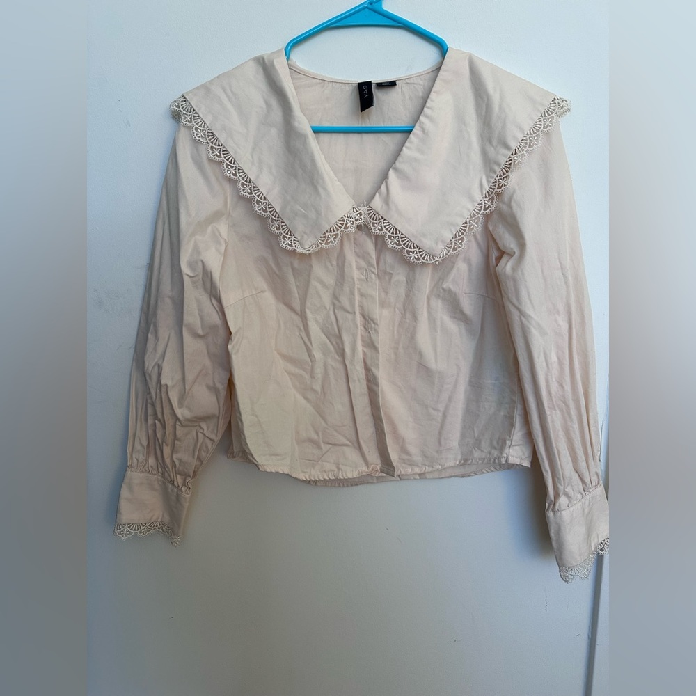 ASOS peter pan collar button down